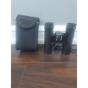 Bushnell Binoculars OS Black 10x25 Compact 13-2516 with Case Birding Pocket